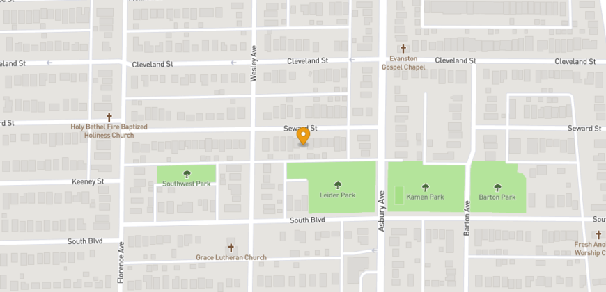 Evanston – 1328  Seward St