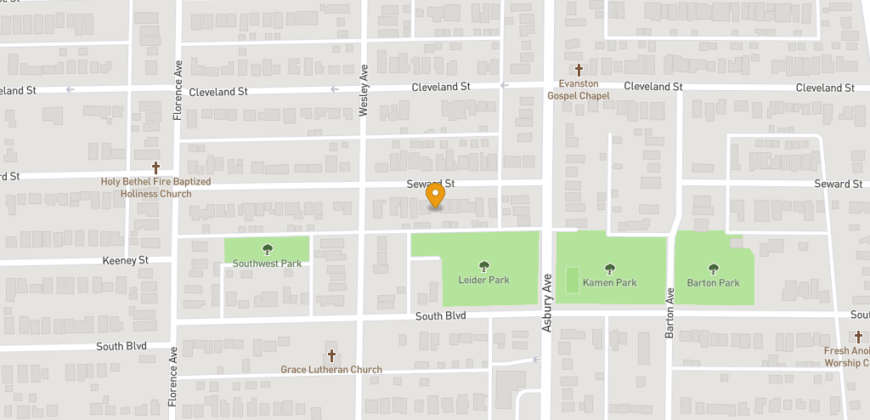 Evanston – 1328  Seward St